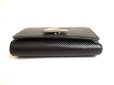 Photo5: LOUIS VUITTON Epi Black Bifold Wallet Portefeuille Twist Compact #9693