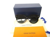 LOUIS VUITTON Black My Monogram Round Sunglasses Eye Wear #9697