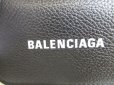 Photo10: BALENCIAGA Black Leather Card Holder Accordeon Hold #9698