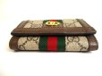 Photo5: GUCCI GG Coating Canvas Leather Trifold Wallet Compact Wallet #9699