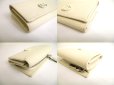 Photo7: GUCCI GG Marmont Cream Wite Leather Trifold Wallet #9700