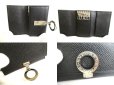 Photo8: BVLGARI Black Leather Logo Clip 6 Pics Key Cases #9706