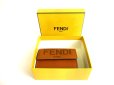 Photo12: FENDI ROMA Brown Leather Trifold Wallet Compact Wallet # 9709
