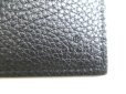 Photo10: GUCCI Vintage Logo Black Leather Bifold Bill Wallet #9711