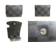 Photo10: LOUIS VUITTON Silver Metal Cuffs Cufflinks Damier #9712