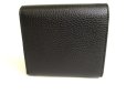 Photo2: GUCCI Soho Interlocking G Black Leather Trifold Wallet Purse #9715 (2)
