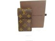 Photo1: LOUIS VUITTON Monogram Leather Brown Cigarette Cases #9725 (1)