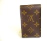 Photo2: LOUIS VUITTON Monogram Leather Brown Cigarette Cases #9725 (2)