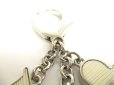 Photo6: LOUIS VUITTON White Silver Bag Charm Key Holder Sac Fleures du epi #9731