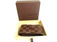 Photo12: LOUIS VUITTON Damier Brown Leather Cigarette Case Tabacco Case #9741