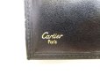 Photo10: Cartier Pasha de Cartier Black Leather Gold Logo Bifold Bill Wallet #9743