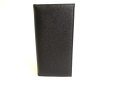 Photo2: BVLGARI Man Black Leather Flap Long Wallet #9748 (2)