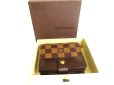 Photo12: LOUIS VUITTON Damier Brown Leather Bifold Wallet Compact Zip #9750