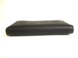 Photo5: GUCCI Logo Motif Black Orange Leather Round Zip Long Wallet #9751