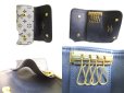 Photo8: LOUIS VUITTON Monogram Mini Blue Canvas Multicles 4 Pics Key Cases #9753