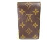 Photo2: LOUIS VUITTON Monogram Leather Brown Cigarette Cases #9755 (2)