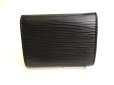 Photo2: LOUIS VUITTON Epi Black Leather Coin Purse #9756 (2)