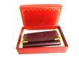 Photo12: Cartier Must de Cartier Bordeaux Leather 4 Pics Key Cases #9762