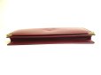 Photo5: Cartier Must de Cartier Bordeaux Leather Bifold Long Wallet #9763