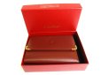 Photo12: Cartier Must de Cartier Bordeaux Leather Bifold Wallet Purse #9764