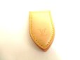 Photo2: LOUIS VUITTON Brown Leather Magnetic Money Clip Bill Clip #9766 (2)