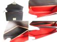 Photo8: LOUIS VUITTON Epi Black Red Leather Clutch Bag Sellier Dragonne #9767