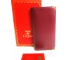 Photo1: Cartier Must de Cartier Bordeaux Leather Bifold Long Wallet #9769 (1)