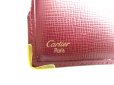 Photo10: Cartier Must de Cartier Bordeaux Leather Bifold Long Wallet #9769