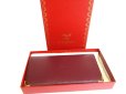 Photo12: Cartier Must de Cartier Bordeaux Leather Bifold Long Wallet #9769