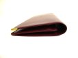 Photo6: Cartier Must de Cartier Bordeaux Leather Bifold Long Wallet #9769