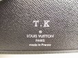 Photo10: LOUIS VUITTON Taiga Ardoise Black Leather Bifold Wallet #9770