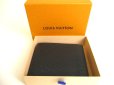 Photo12: LOUIS VUITTON Taiga Ardoise Black Leather Bifold Wallet #9770