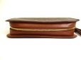 Photo6: LOUIS VUITTON Monogram Brown Leather Clutch Bag Orsay #9772