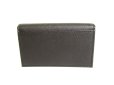 Photo2: PRADA Black Saffiano Leather Credit Card Case Business Card Holder #9773 (2)