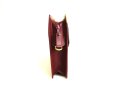 Photo4: Cartier Bordeaux Leather Must de Cartier B5 Document Case Clutch Bag #9780