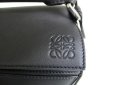 Photo11: LOEWE Black Calfskin Hand Bag Purse Crossbody Bag Puzzle bag w/Strap #9781
