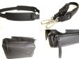Photo8: LOEWE Black Calfskin Hand Bag Purse Crossbody Bag Puzzle bag w/Strap #9781