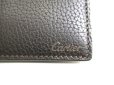 Photo10: Cartier Dark Brown Leather Bifold Long Wallet #9785