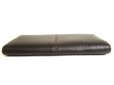 Photo6: Cartier Dark Brown Leather Bifold Long Wallet #9785