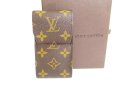 Photo1: LOUIS VUITTON Monogram Leather Brown Cigarette Cases #9788 (1)