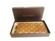 Photo12: GUCCI Guccissima Brown Leather Bamboo Round Zip Long Wallet #9790