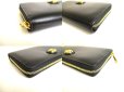 Photo7: GUCCI Interlocking G Black Leather Round Zip Wallet #9795