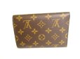 Photo2: LOUIS VUITTON Monogram Brown Leather Bifold Wallet Purse #9797 (2)