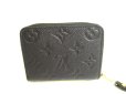 Photo2: LOUIS VUITTON Monogram Empreinte Black Leather Zippey Coin Purse #9798 (2)