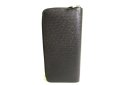 Photo2: LOUIS VUITTON Taiga Black Leather Zippey Wallet Vertical #9799 (2)