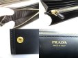 Photo9: PRADA Black Nylon and Leather Bifold Long Wallet Purse #9801