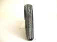 Photo3: BOTTEGA VENETA Intrecciato Gray Leather Round Zip Wallet Purse #9807