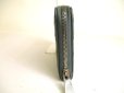 Photo4: BOTTEGA VENETA Intrecciato Gray Leather Round Zip Wallet Purse #9807