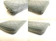 Photo7: BOTTEGA VENETA Intrecciato Gray Leather Round Zip Wallet Purse #9807