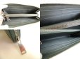 Photo8: BOTTEGA VENETA Intrecciato Gray Leather Round Zip Wallet Purse #9807